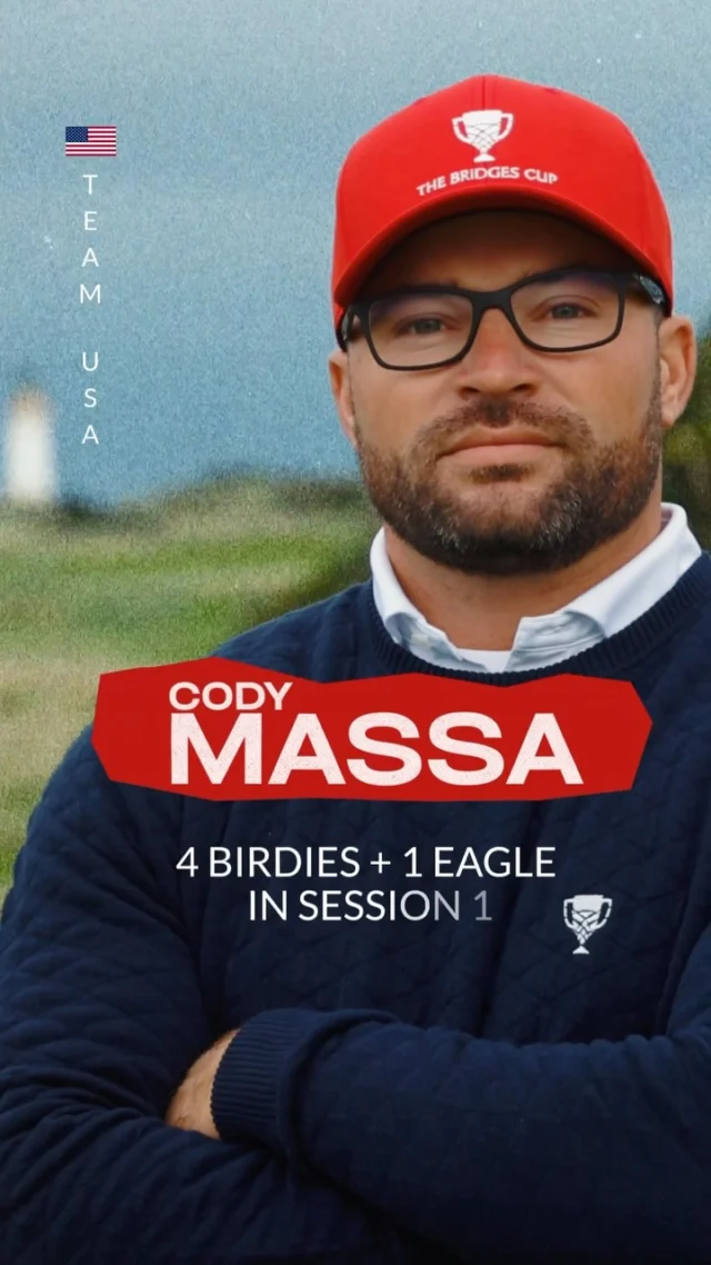 Cody Massa stepped up for Team USA in Session One at #TheBridgesCup.