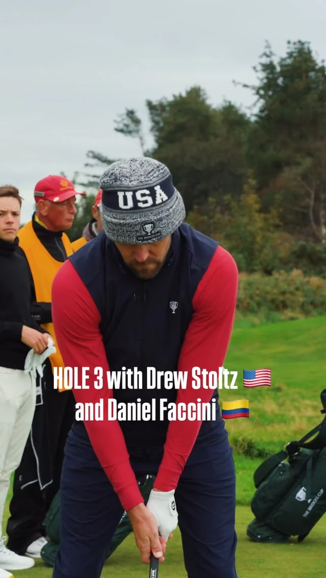 Play the par-4 3rd hole on @trumpturnberryscotland’s King Robert the Bruce with @thesleezyman 🇺🇸 & @dfaccinim 🇨🇴