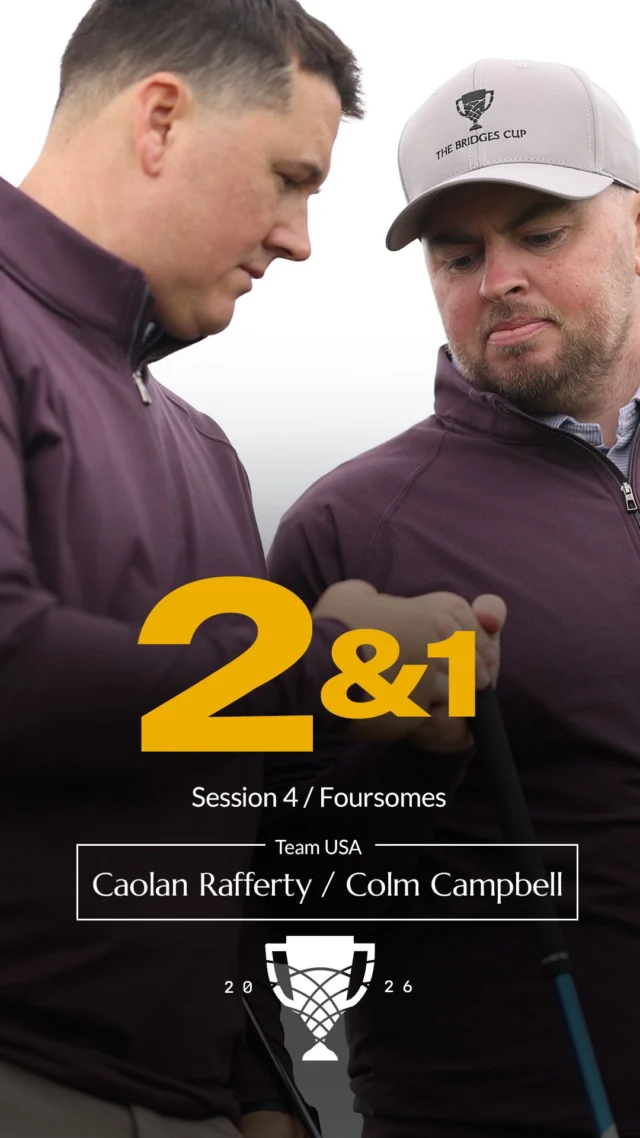 The Irish duo battled today at @trumpturnberryscotland.